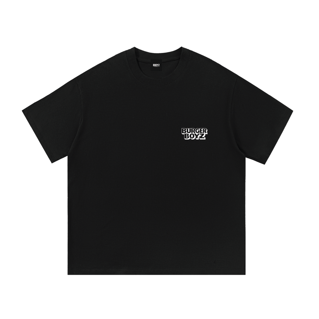 BURGER BAR TEE BLACK