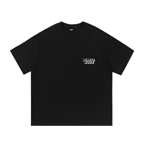 BURGER BAR TEE BLACK