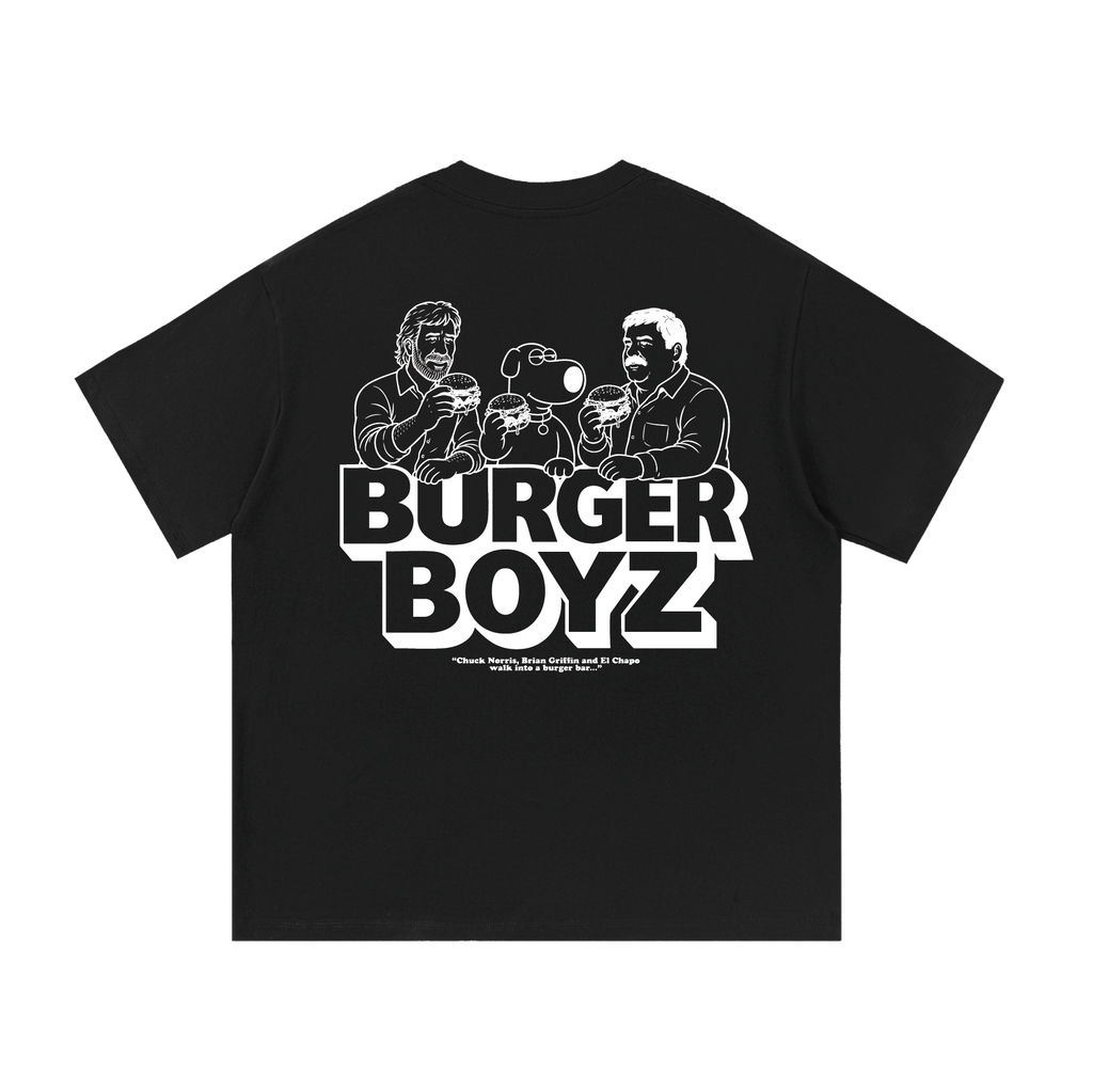 BURGER BAR TEE BLACK