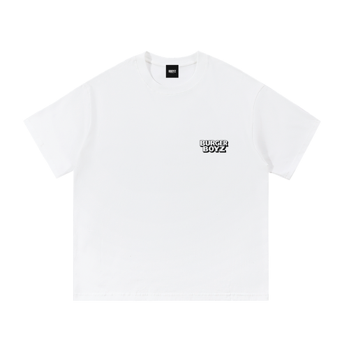 BURGER BAR TEE WHITE