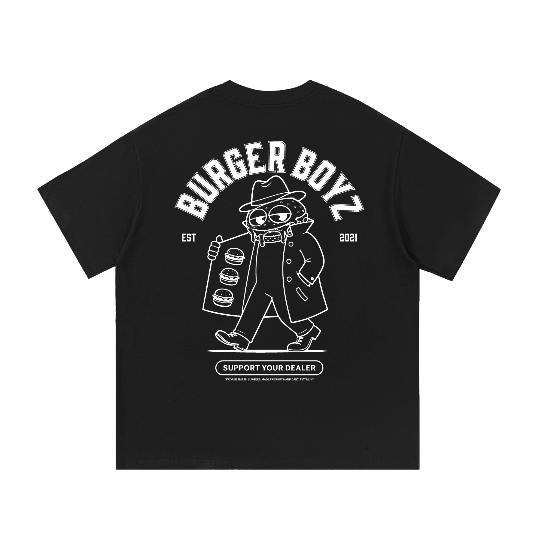 SUPPORT YO DEALER TEE BLACK