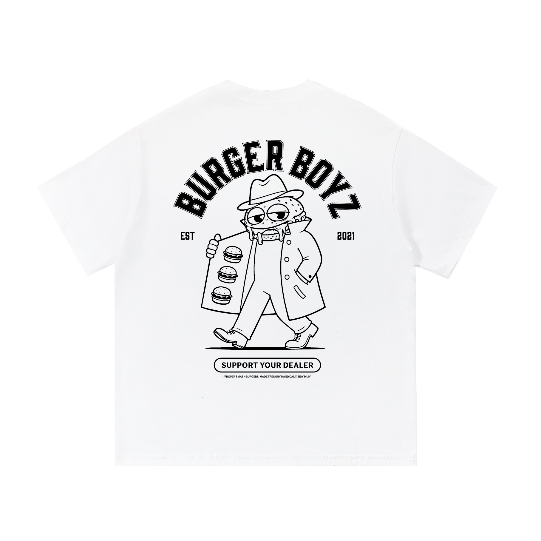 SUPPORT YO DEALER TEE WHITE